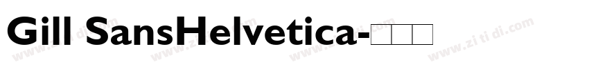 Gill SansHelvetica字体转换